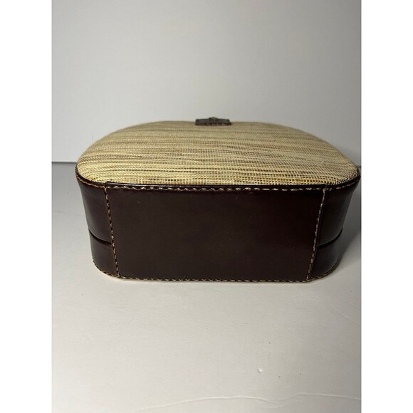 Handmade purse in Indonesia Sita Fashion Bali Mixed leather and fabric New - Picture 3 of 8